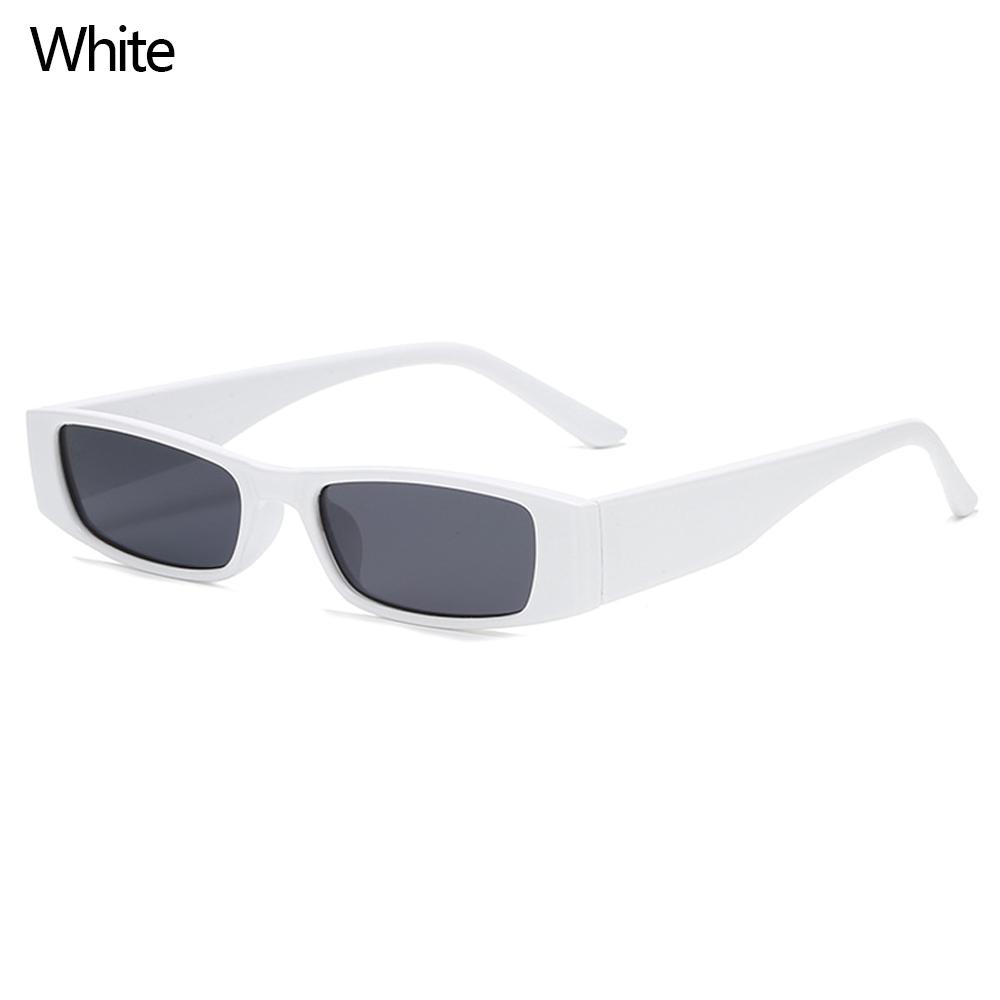 Square UV400 Eyewear Narrow Sunglasses Retro Sun Glasses Small Frame Small Rectangle Sunglasses