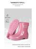 Exquisite Women's Short Rain Boots - Non-slip, Waterproof, and Stylish for Spring and Autumn