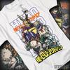 My Hero Academia Izuku Midoriya All Might Shirt Anime Cosplay Manga T-Shirt