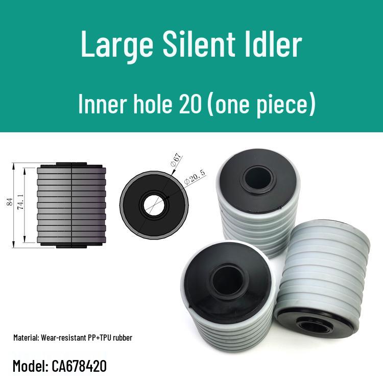 Double Row Nylon Support Wheel for Conveyor Systems