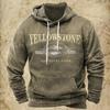 New Hoodies Sweatshirt Men's Hoodie 3D Cowboy Printed Pullover Oversized Men’s Tops Male Yellowstone Loose Vintage Clothes Hot