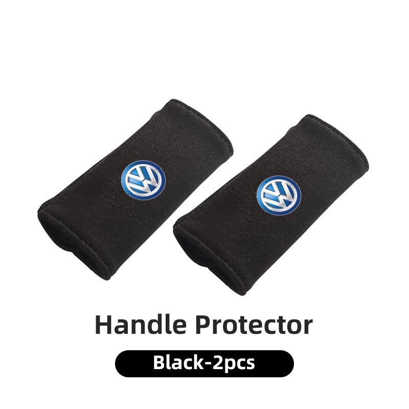 Suede Car Roof Door Pull Handle Protective Cover Soft and Comfortable For Volkswagen VW Scirocco Jetta Beetle Golf Passat PoloSZ1