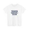Old Text Design Shirt Tennis Squad Gift Women Distressed Tee Typography T-Shirt