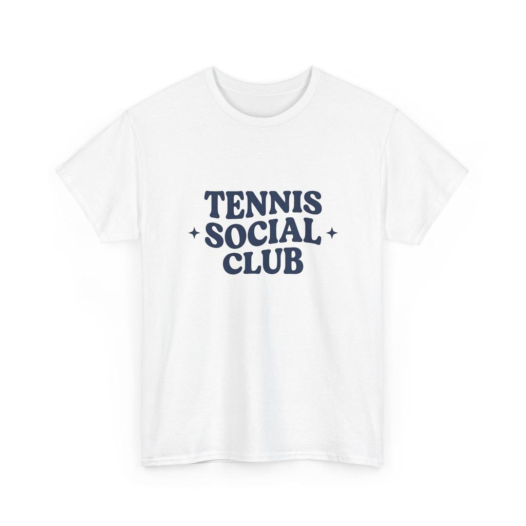 Old Text Design Shirt Tennis Squad Gift Women Distressed Tee Typography T-Shirt