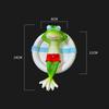 Floating Frog Figurine Pool Decoration 5.5x4.3inch Accessory Hand Painted Versatile for Bathtub