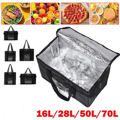 Isolierte Thermo-Kühltasche Getränkeaufbewahrung Große Kühltaschen Kühles Mittagessen Lebensmittel Lunchbox Reißverschluss Picknick Alufolie Lebensmittel panier repas