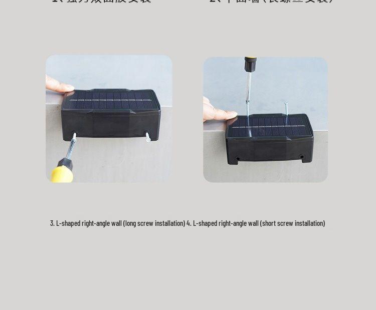 Waterproof Solar Wall Light - Outdoor Courtyard & Garden Decorative Spotlight