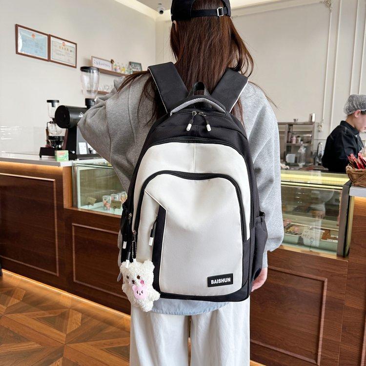 Schoolbag new backpack large capacity Japanese lightweight leisure versatile travel backpack junior high school high school student schoolbag