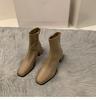 High-end Shoes, High Heels, Ankle Boots, Fleece New Boots, Women's Boots