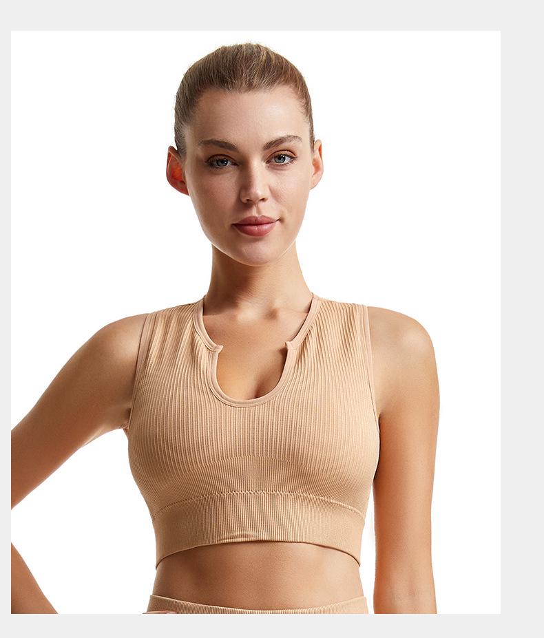 Women's Shockproof Sports Bra: Anti-Sag, Wireless, Sexy Back Yoga Vest