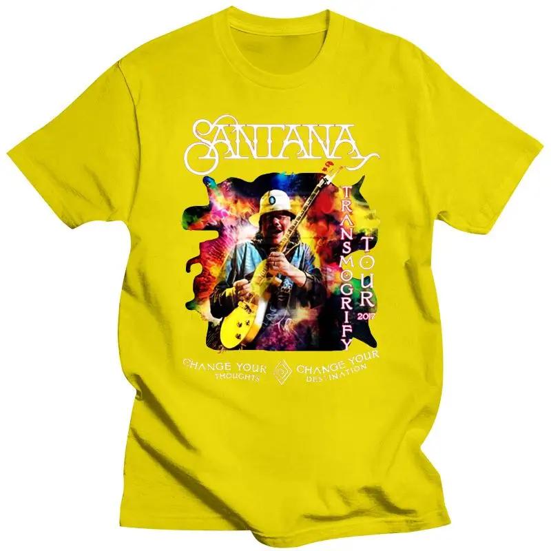 

Carlos Santana Transmogrify Usa Tour T Shirt Men Size S To Mens Clothing harajuku COTTON graphic t shirts oversized t-shirt 4XL