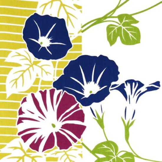 Dyeing Anbo Hand Towel Glory Blooming Authentic Dyed Cotton Tokuoka Made in Japan 35cm x 100cm "Morning Sun" 100%