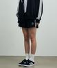 Alikim Ribbon Jersey Track Shorts Pants / Black