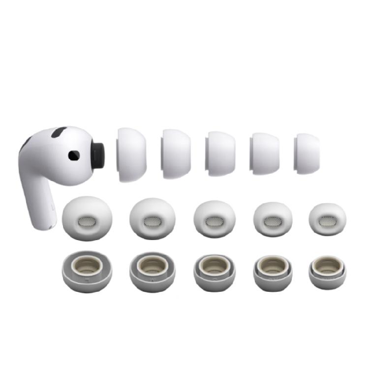 5Pair Soft Silicone Earbuds Headphone Earpads Ear Pad Cushion for Pro3 Earphone with Storage Box