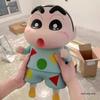 Crayon Shin-chan Large Figurine Piggy Bank - Cute Decorative Doll for Living Room or Entrance.