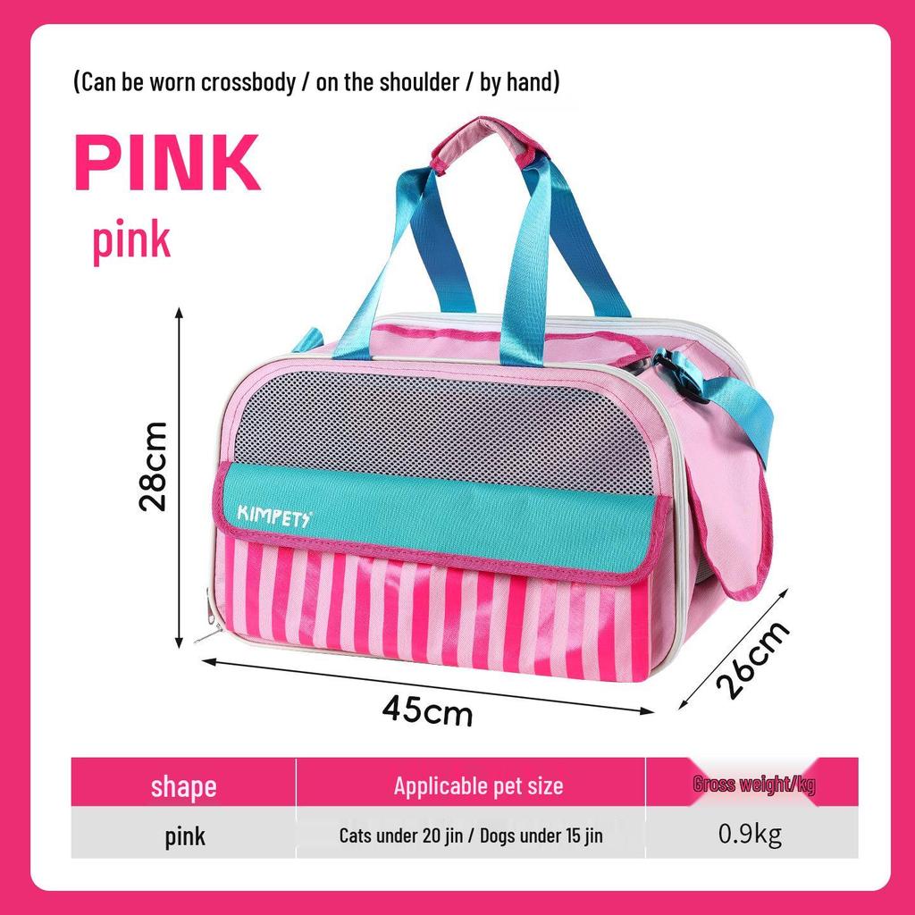 Portable Cat Backpack with Transparent Space Cover for Travel
