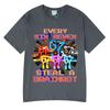 Every 67 Six Seven Steal A Brainrot Meme T Shirts Unisexs Women Clothing Fashion Cotton Casual Short Sleeve Tshirts Streetwear