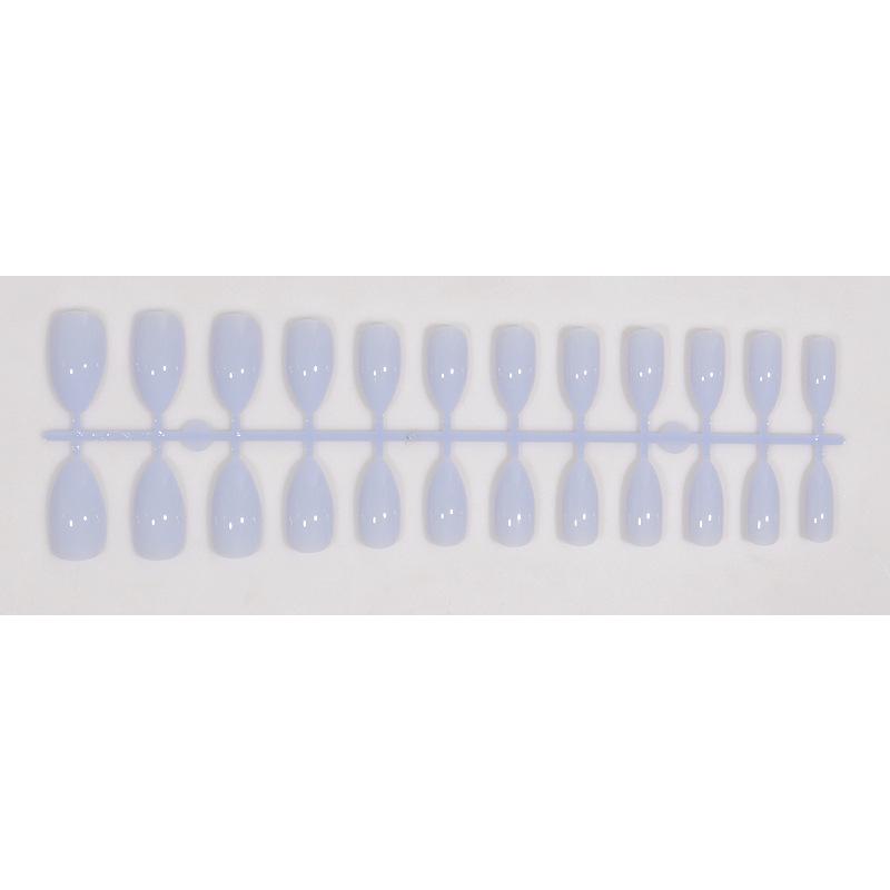 24 teile/satz DIY Schnelle Nägel Glänzende Wasser Tropfen Nägel Einfarbig Falsche Nägel Mehrfarbige Streifen Fertig Tragen Nagel Kunst