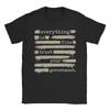 Heren T-shirts Alles is Goed Vertrouw Uw Regering Meme Vintage Katoenen T-shirt Korte Mouw T-shirt Ronde Hals Kleding