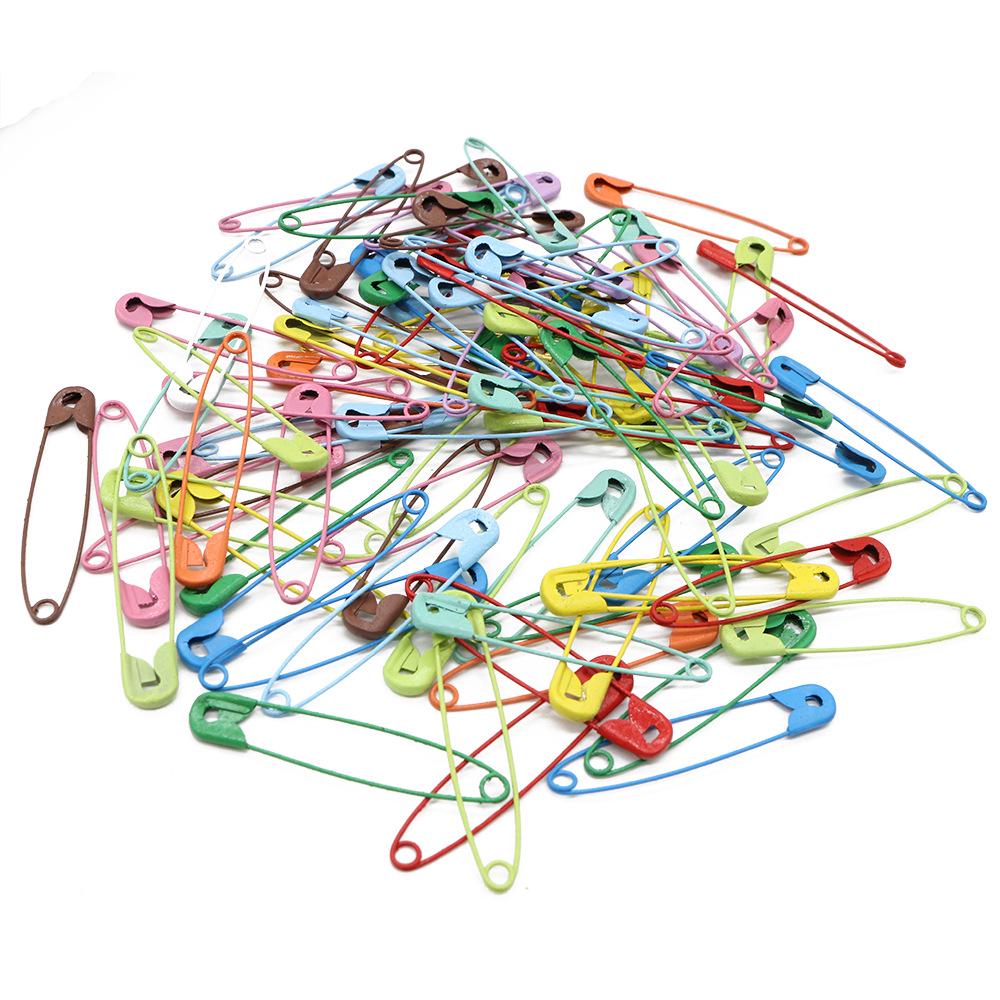 15-Color 450-Piece Safety Pin Set for Household Use