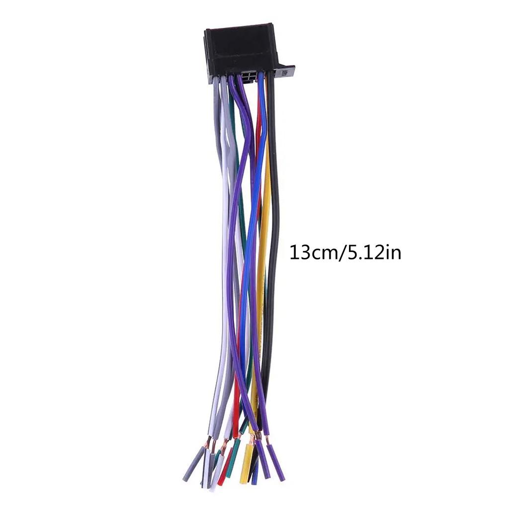 20Pin Radio Wiring Harnesses Plug Fit for DVD Stereo Power Speaker Wire Replacement Aftermarket