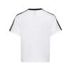 Adidas Dance Cotton Striped Sports Casual Short Sleeve T-Shirt Women Tops KX2747