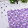 7pcs 25*25cm Cotton Fabric   Assorted   Pre Cut Bedding Duite Quarters Bundle (Purple)