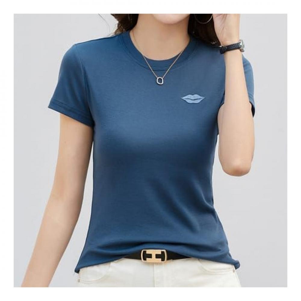 Navava Simple Solid Round Neck T shirT nT1633
