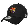 Core 9Forty FC Barcelona Cap, Mens Black Cap