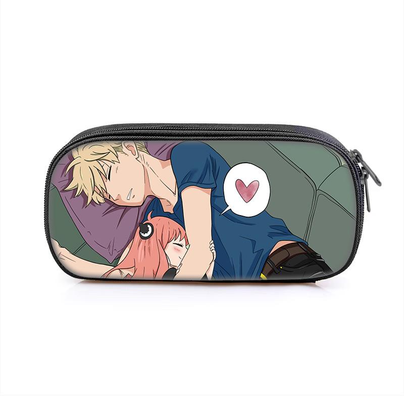 SPY×FAMILY Federmäppchen vielseitig Cartoon große Kapazität beliebtes Produkt, bestes Geschenk für Jungen und Mädchen zum Schulanfang und Geburtstag