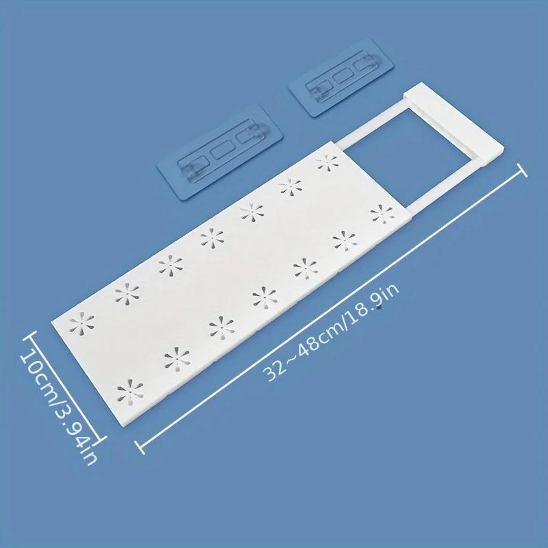 Multi Functional Non Perforated Storage Partition Suitable for Space Saving Storage Shelves in Cabinets, Kitchens, and Bathrooms