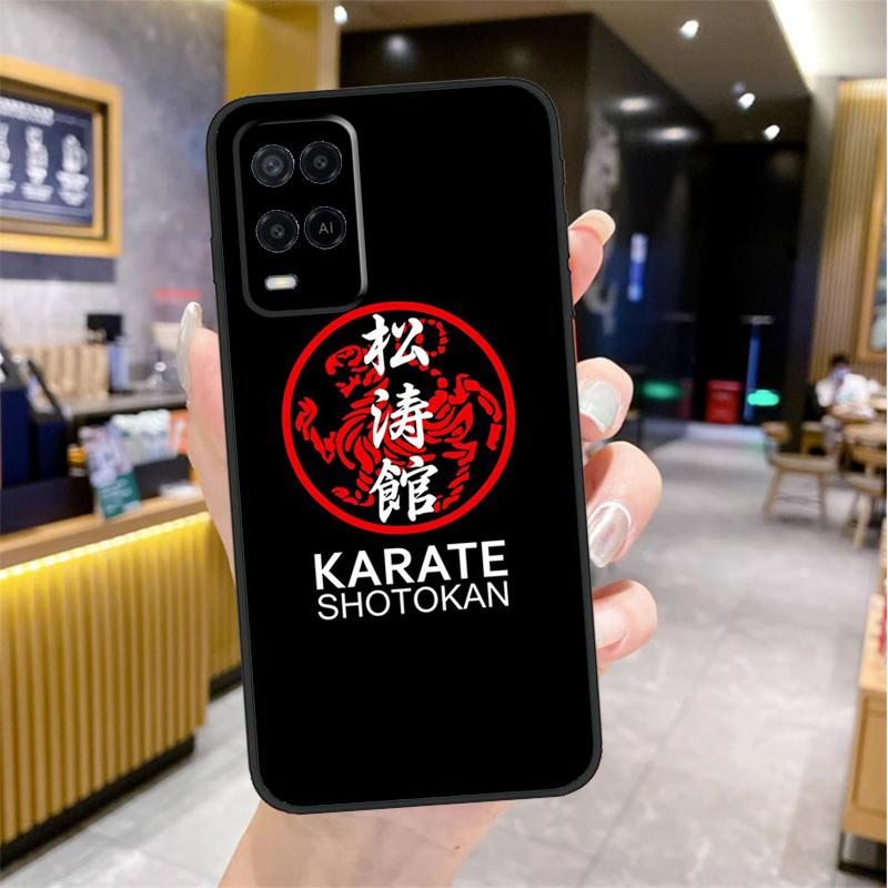 Shotokan Karate Symbol Case For Oppo A96 A76 A16 A17 A18 A60 A80 A40 A38 A58 A78 A98 A94 A74 A54 A15 A57 A77 A5 Pro