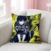 B-Blue Anime Lock Pillow Case For Sofa Living Room Home Office Decor Protective Cover