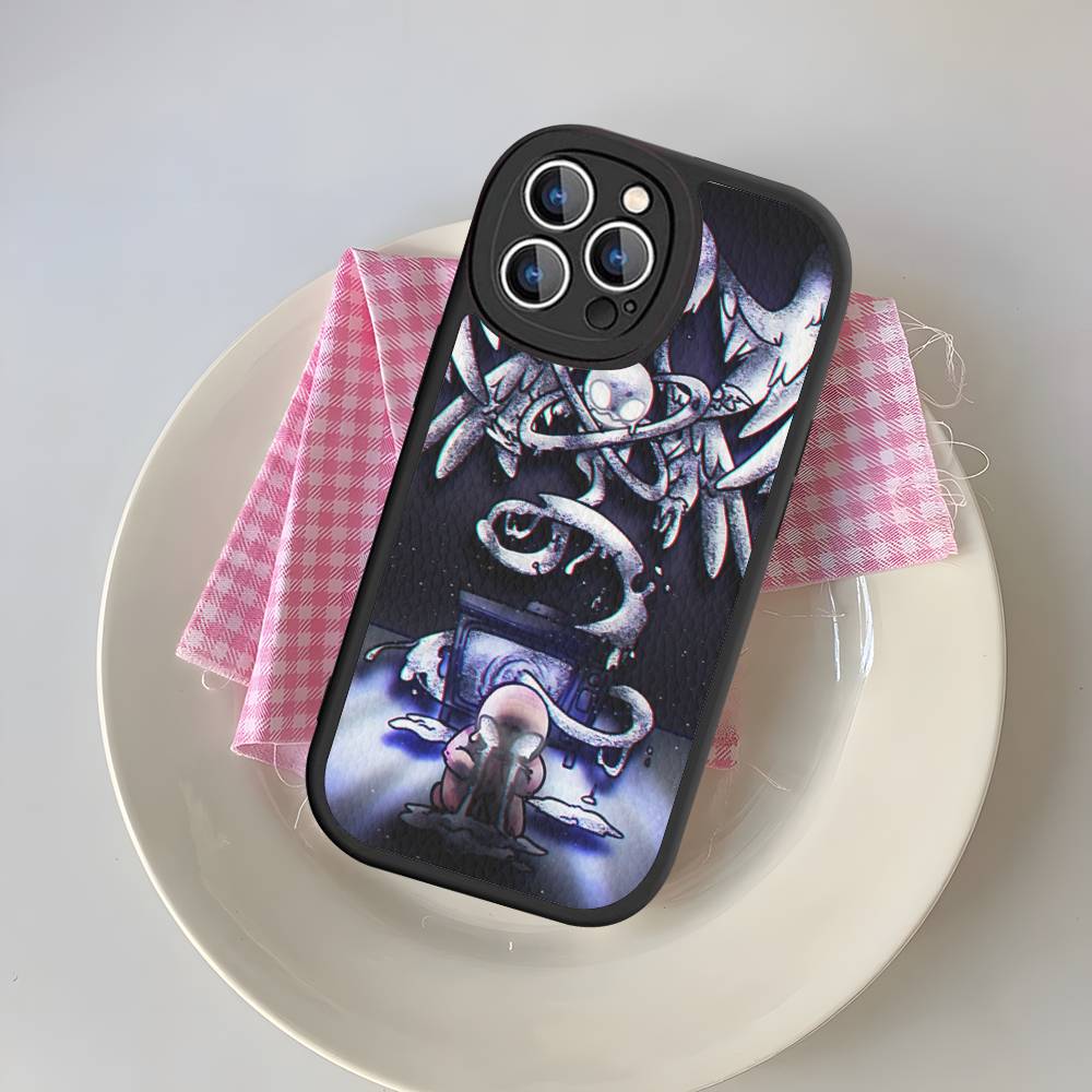Game The Binding Of I-Isaac For IPhone 16 15 14 13 12 11 Pro Max Plus Shockproof Leather Soft Phone Cover