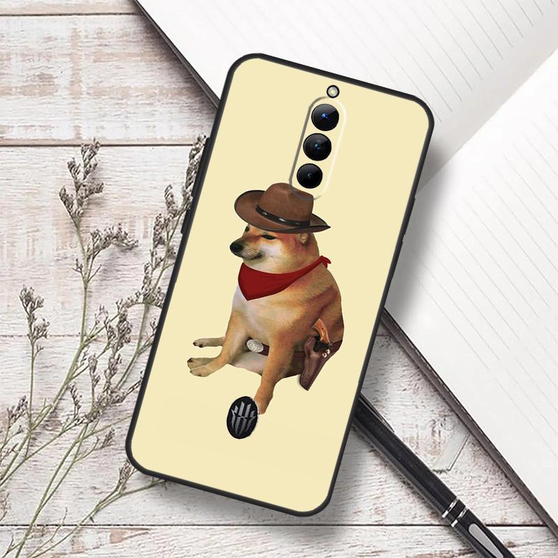 Funny Cheems Doge Case For ZTE Nubia RedMagic 6 7 6S 7S Pro 5G 6R RedMagic 8 8S 9 9S 10S Pro Plus 10 Air Cover