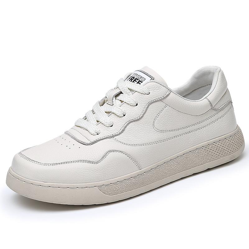 Men's shoes 2026 spring new men's casual shoes leather comfortable men's board shoes men's shoes