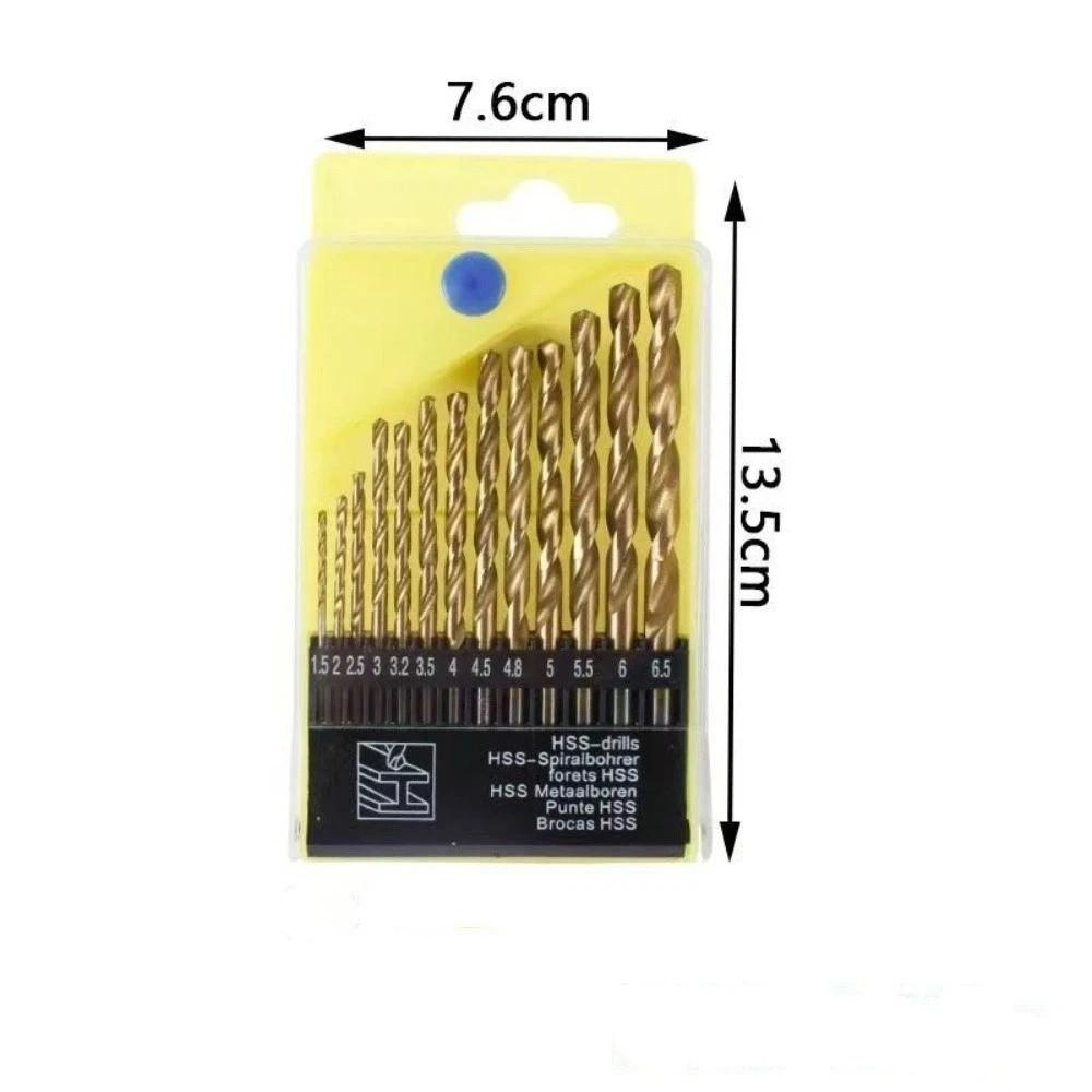 High-Speed Steel Twist Drill Bits Multi-Purpose Drill Bit Set For Stainless Steel