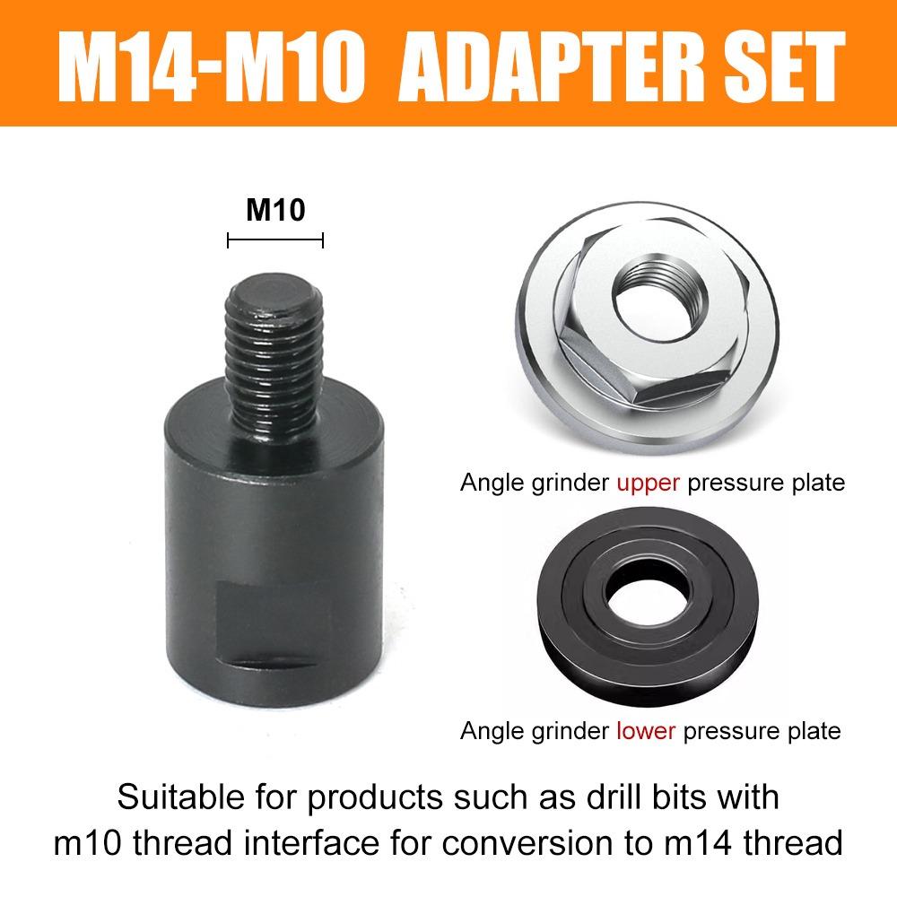 1Pcs Adaptive Shaft Thread Converter Connector M10 M14 5/8-11 Connecting Rod