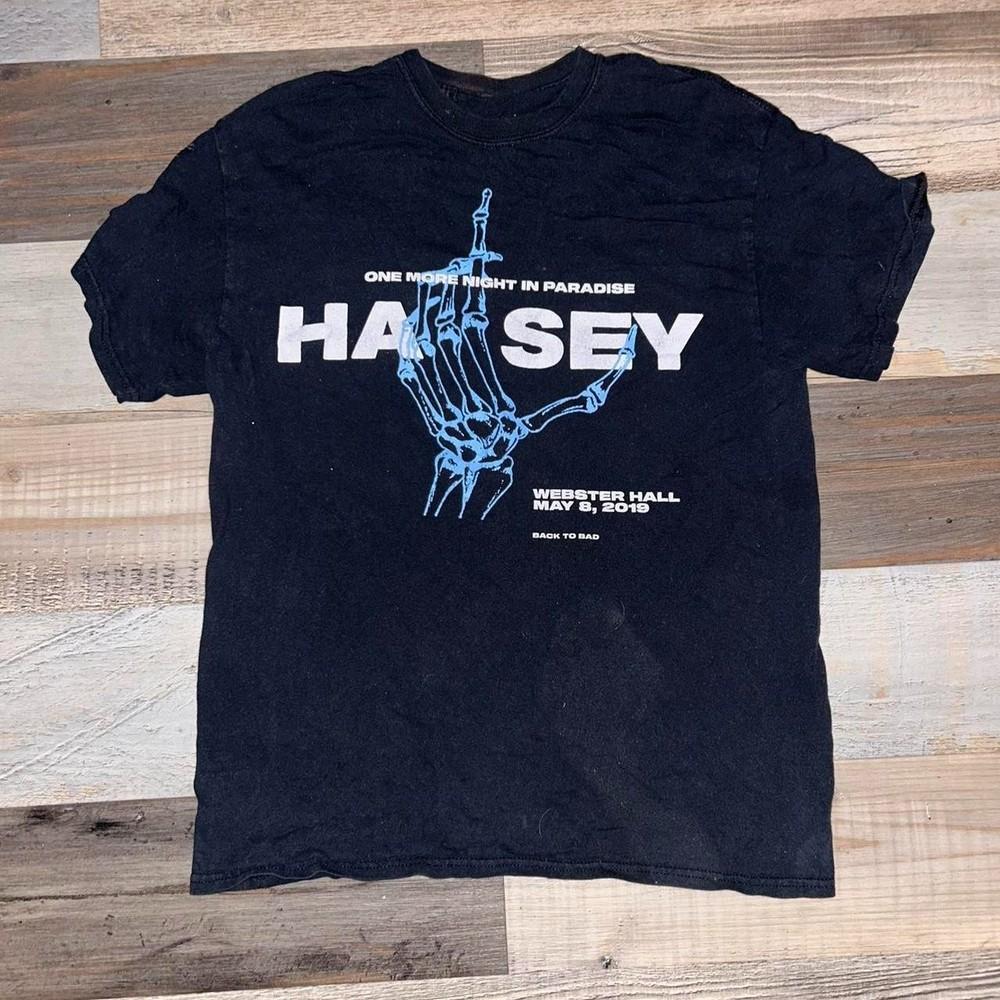 Rare! Halsey one night in paradise Shirt Unisex Concert S to 5XL DO624 Unisex T-Shirt XXXL