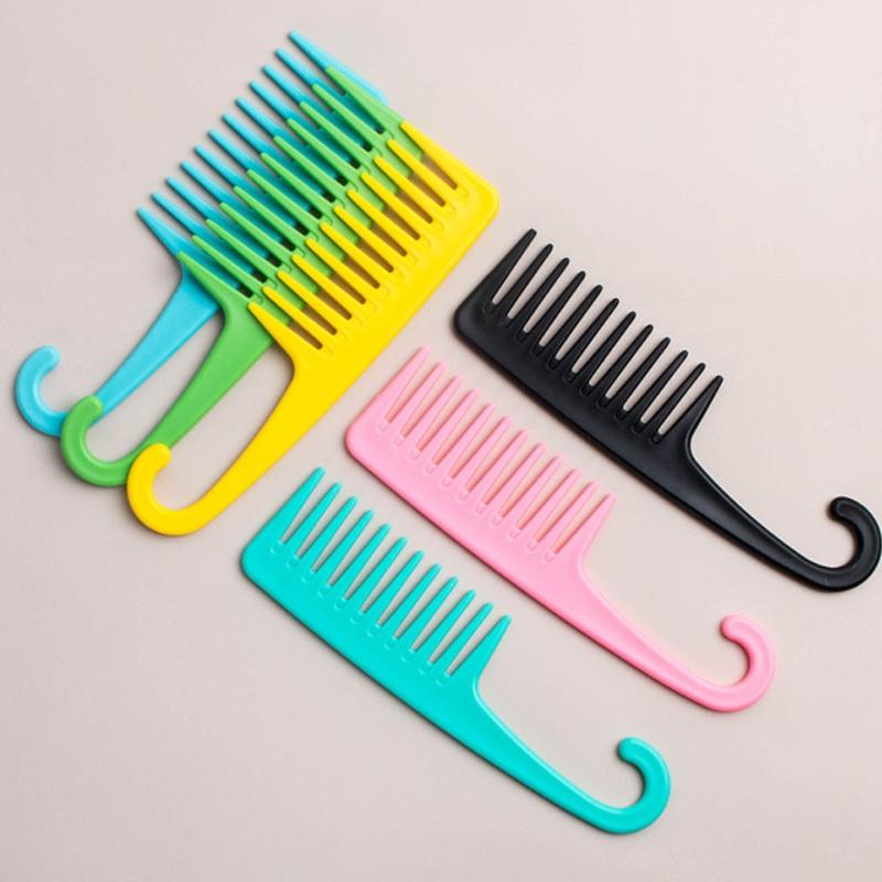 Wide Tooth Comb Detangling Hair Brush, Premium Care Handgrip Comb, Apply to for Curly, Wet, Dry, Thick ,Thin Hair