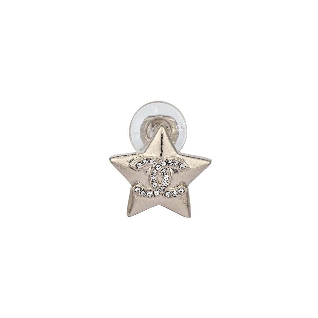 CHANEL Clip On Earrings Women's Gold ABG430B21895U3549