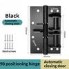 Heavy-duty 4 "automatic Door Closer Hinge 90-degree Stop Buffer Rebound Self-closing Spring Hinge
