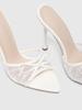 2026 Summer Sexy Mesh High Heel Slides for Women, European and American Style, Sizes 35-43