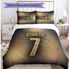 Cristiano Ronaldo Printed Bedding 3 Piece Set Cozy Breathable Bed Cover Set As Housewarming Holiday Gift