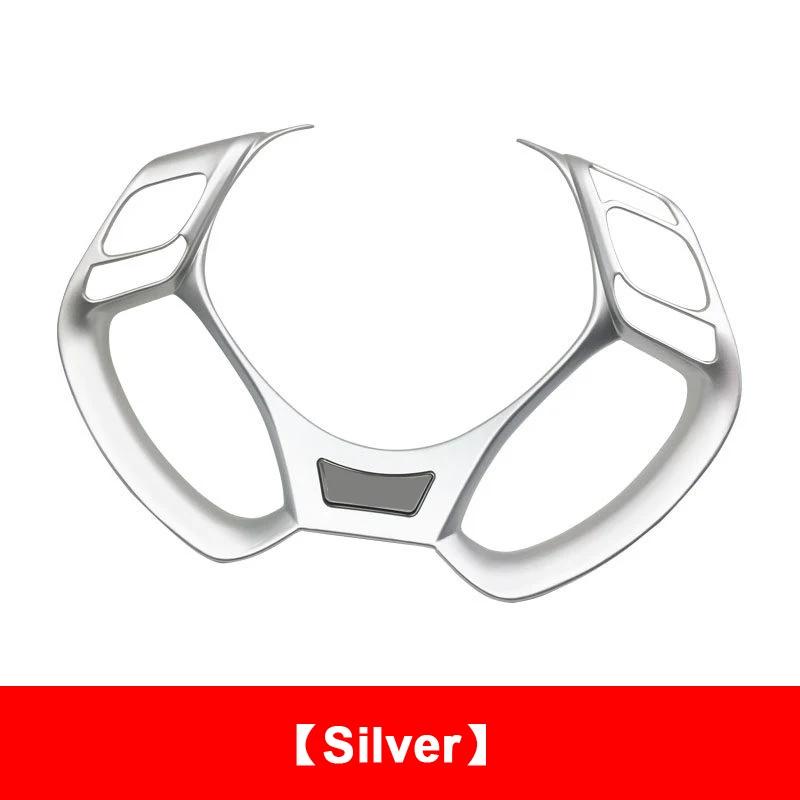ABS Steering Wheel Trim Cover Steering Wheel Button Cover Car Stickers For Toyota C-HR CHR 2016-2018