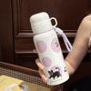 600ml Insulated Cup Large Capacity Vacuum-insulated Bottle Gifts Cartoon Water Cups