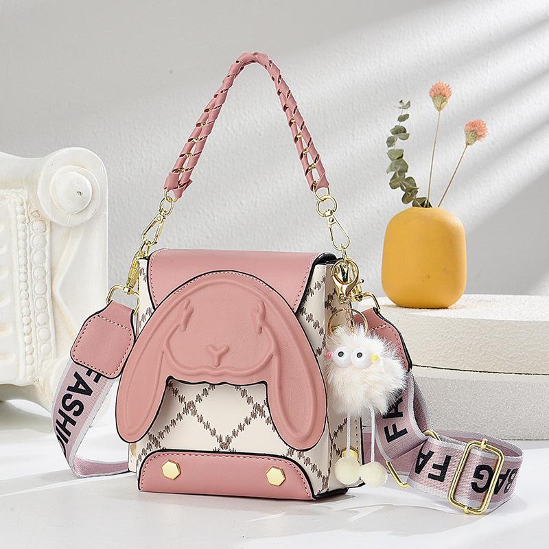 Versatile temperament bucket bag new messenger bag summer exquisite handbag exquisite shoulder bag women's bag bags