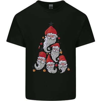 Santa Clause Christmas Tree Mens Light Cotton T-Shirt Unisex T-Shirt