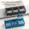 1PC Portable Three Compartment Medicine Box Storage Box with Moisture-proof Sealing for Drug Storage