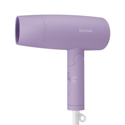 2024 SALONIA Speedy Ion Fyer Velký objem vzduchu Rychleschnoucí Lehký fén s negativními ionty My Nuance Purple [podzim/zima Limited] SL-013MM